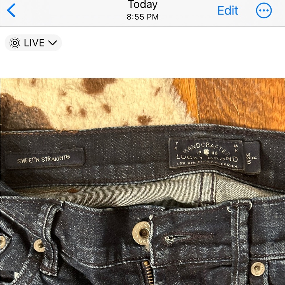 Lucky Brand Jeans Sweet N Straight (0/25 R)